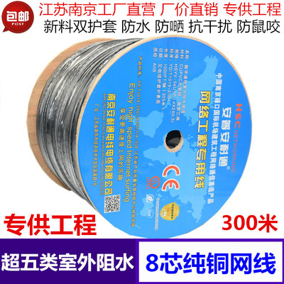 安普超五類室外純銅阻水網(wǎng)線 防水工程與遠(yuǎn)距離監(jiān)控的可靠選擇